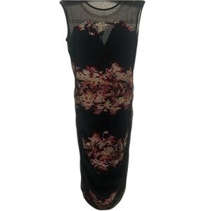 Anthropology Y2K Mesh Midi Dress Size S NWT